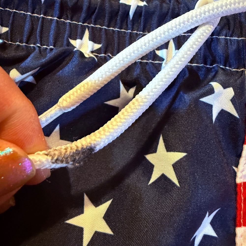 Patriotic Star and Stripe Boys Swim Shorts - Picture 6 of 13